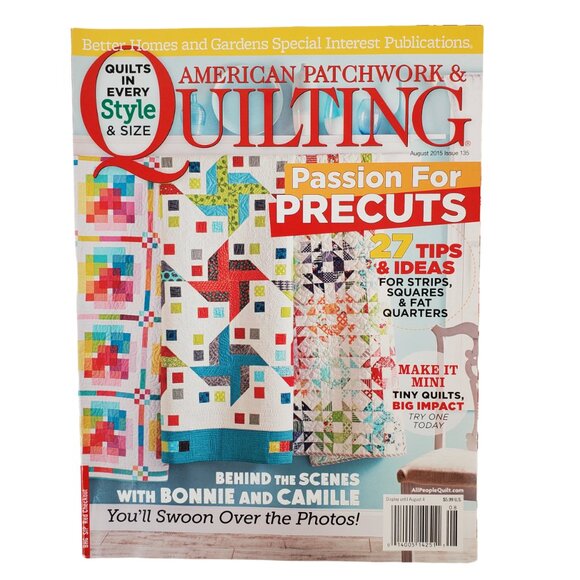 Quilting Magazines Lot of 6. Dates 2010-2015 "American Patchwork & Quilting" - Picture 8 of 8